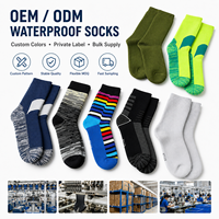 Chaussettes de randonnée et de trekking haut de gamme, imperméables, respirantes, écologiques, séchage rapide, pour la randonnée et le camping