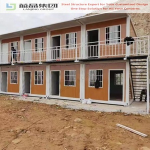 บ้านสำเร็จรูปเคลื่อนย้ายได้แบบปรับแต่งได้ ขนาด 20 40 ฟุต บ้านคอนเทนเนอร์แบบแพ็คแบน บ้านพักอาศัย วิลล่า ที่พักพนักงาน - Product Image 4