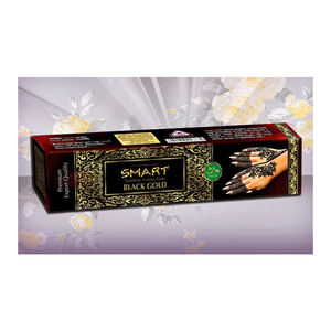 Pasta de color sintético Smart Black Gold Mehndi orgánica y segura sin químicos y de larga duración sin amoníaco de alta calidad sin toxinas - Product Image 4