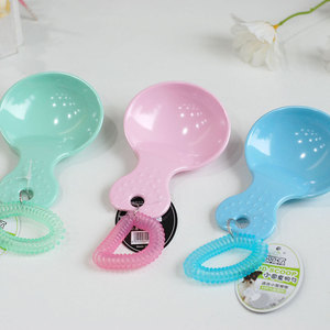 Round Pet Food Scoop With Ring 20Ml Capacity For <b>Cat</b> Dog Feeding Measuring Spoon Plastic <b>Feeder</b> Bowl Small Size - Product Image 2