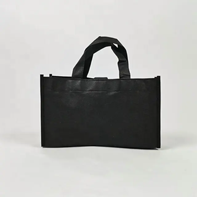 비 짠 조끼 쇼핑 토트 크리 에이 티브 비 짠 가방 디자인 블랙 빈 적층 부직포 가방 비 짠 조끼 쇼핑 가방
