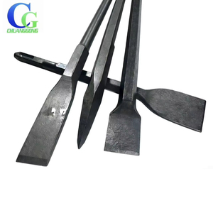 Ciseau plat <span class=keywords><strong>hexagonal</strong></span> à cinq rainures à pointe en métal dur avec manche carré en acier pour <span class=keywords><strong>marteau</strong></span> électrique pour travaux de maçonnerie 17*280mm - Product Image 2