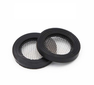 Rondelle en caoutchouc plate noire personnalisée 10 15 rondelles de robinet d'évier <span class=keywords><strong>joint</strong></span> de rondelle de robinet en caoutchouc de silicone avec tamis filtrant - Product Image 1