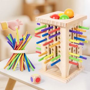 Regalos de Cumpleaños para Niños y Niñas, Juego de Mesa de Madera Creativo Montessori, Diversión Familiar en Viajes - Product Image 3