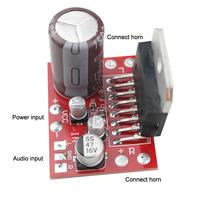 Amplificateur audio DC 9V-17.5V, amplificateur de puissance TDA7379 CD7379, carte amplificateur 38W x 2, amplificateur stéréo haute puissance DC, double canal