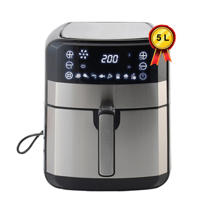 Friteuse sans huile grande capacité 5L 1700W, nouveau produit avec composants sécurisés, technologie Rapid Air, bouton rotatif, sans fumée - Product Image 1