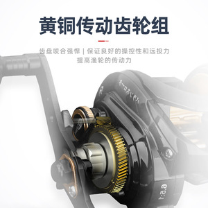 Carrete de Pesca de Fibra de Carbono para Pesca en Mar, Mano Izquierda, ZJG500, Pesca en Barco - Product Image 1