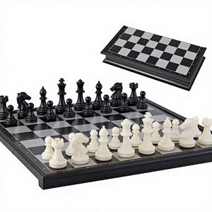 Juego <span class=keywords><strong>de</strong></span> <span class=keywords><strong>Ajedrez</strong></span> Magnético Superior y Eficiente, Tablero <span class=keywords><strong>de</strong></span> <span class=keywords><strong>Ajedrez</strong></span> Plegable <span class=keywords><strong>de</strong></span> Plástico, Diseño Moderno y Portátil, Alta Calidad para Entrenamiento Infantil - Product Image 1