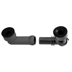 Conector Universal Super Kanna para Cisternas de Inodoro Altas, Diámetro 32 mm, Longitud 7 cm, Ancho 5,5 cm, Altura 14 cm - Product Image 1