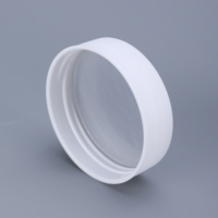 Flacon vide en plastique HDPE rond blanc pour emballage de capsules de vitamines