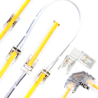 Connecteurs COB LED à haute densité, 5mm, 6mm, 8mm, 10mm de largeur, rapide