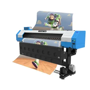 Vigojet Goedkope Prijs Hoge Kwaliteit Eco Solvent Printer Flat Bed Auto Sticker Printer