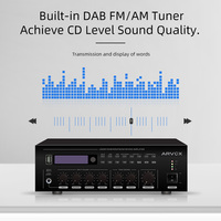 Récepteur audio radiofréquence linéaire multifonction PA7, FM RF Power DAB, amplificateur de puissance numérique professionnel