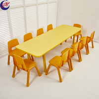 Meubles scolaires, ensemble de table et de chaises pour enfants, meubles de maternelle, table et chaises de fête pour enfants en bois durable.
