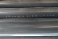 Conduit électrique en PVC Sch40 Sch80 de haute qualité répertorié UL 1 2 3 pouces IEC61386 UV 25,32, tuyau de conduit rigide en PVC de 40,50mm