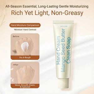 Crème pour les mains <span class=keywords><strong>parfum</strong></span>ée à l'acide hyaluronique LAOLISHI, hydratation intense, non grasse, absorption rapide, anti-fissures, soulagement de la peau sèche, hiver - Product Image 4