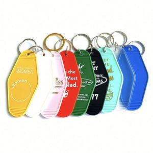 Porte-clés de chambre d'hôtel rétro vintage personnalisés en gros, porte-clés vierges pour sublimation, porte-clés d'hôtel en vrac - Product Image 4