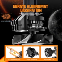 Ampoule de phare de voiture Chenlang CLF3 240W H7 30000Lm, kit Canbus H11, 360 Faros 12V H15 9005 9006, lampe LED H4 pour phares automobiles