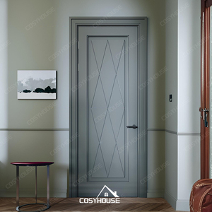 UL CE desain pintu apartemen terbaru bersertifikasi 5 bintang, Hotel berperingkat api pintu kayu kedap suara tahan api Hotel Pintu kamar tamu - Product Image 5