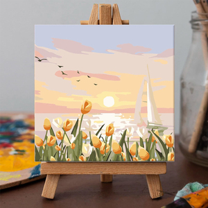 Pintura <span class=keywords><strong>por</strong></span> <span class=keywords><strong>números</strong></span> de 20x20cm, dibujos animados enmarcados, pintados a mano para principiantes, niños y <span class=keywords><strong>adultos</strong></span>, regalo artístico - Product Image 1
