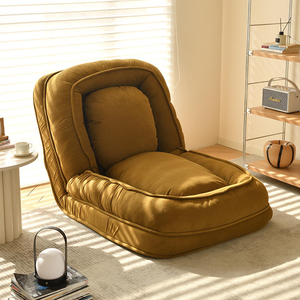 Canapé-lit minimaliste moderne compressé, pouf en tissu velours côtelé très populaire pour petits espaces, salons et hôtels - Product Image 3