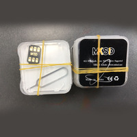 Tarjeta SIM GEVEY MKSD TURBO SIM Compatible con Actualización ICCID+MNC Versión V15.x para iPhone 6 a 16 Pro Max