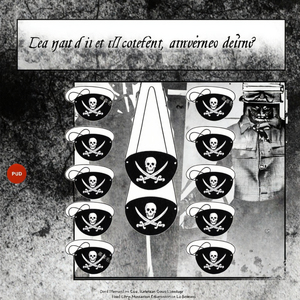 Máscaras de Capitán Pirata de un Solo Ojo de Seda Negra, Parches de Fieltro para Halloween o Navidad, para Fiestas Temáticas de Piratas - Product Image 2
