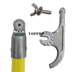 High Voltage Insulation Fiberglass Telescoping Operating <b>Rod</b> Adjustable Hot Stick - Product Image 6