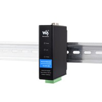 SKU-24759 Server Serial Pemasangan Rel Industri RS232 485 422 Modul Ethernet TCP IP Opsional PoE IoT Akuisisi Data