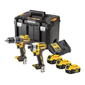 Kit perceuse-visseuse sans fil DeWalt, visseuse à chocs, batterie lithium-ion 20V Max, chargeur, ensemble d'outils - Product Image 1