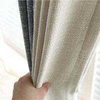 Luxe Nature lin rideau panneau coton lin chanvre rideaux occultants pour chambre salon maison