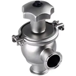 WZ санитарный SS 304 316 ручной стоп Обратный клапан углового типа стопорный шаровой клапан