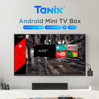 La más competitiva nueva Tanix TX1 TV box Allwinner H313 Smart Box 2GB 16GB Android 10 allwinner H313 Android TV Box 4K