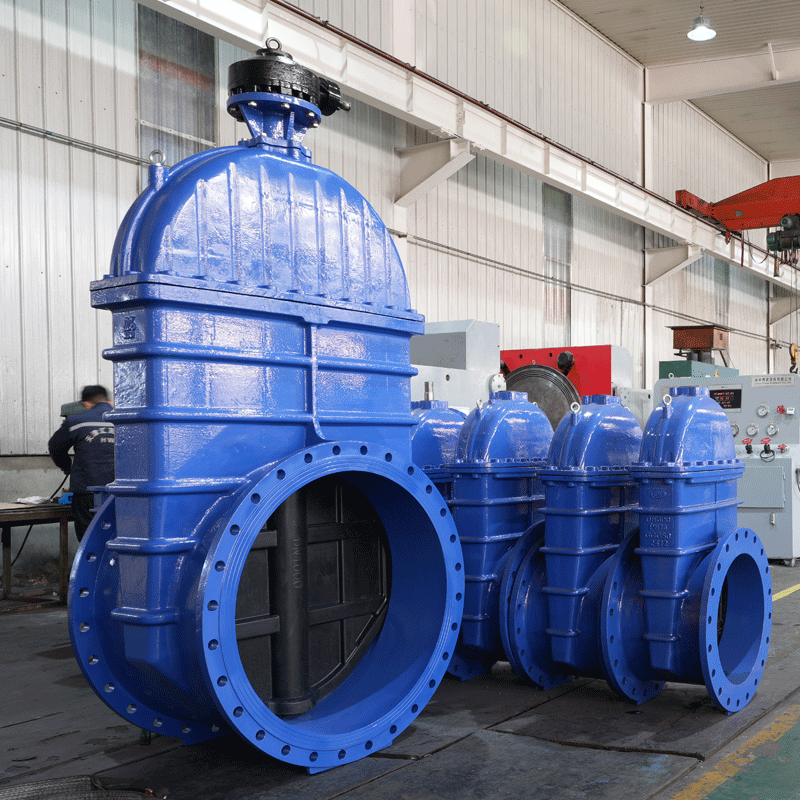ANSI API DIN BS Pn16 Dn400 Manual Sluice Ductile Iron EPDM Sealing ...