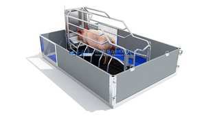 แผงรั้วพีวีซีอุปกรณ์สำหรับฟาร์มหมูแผงพีวีซี - Product Image 3