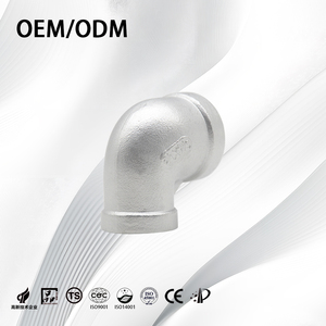 Gomito Filettato Femmina Industriale a 45/90 Gradi in Acciaio Inossidabile 316 Personalizzabile per Lavorazioni Chimiche - Product Image 1