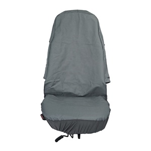 Protector de asiento de coche, tamaño personalizado, estilo deportivo, fundas de asiento delantero en rojo, hecho de tela Oxford suave - Product Image 5