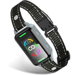 <span class=keywords><strong>Collar</strong></span> de entrenamiento de perro antiladridos con pantalla LCD recargable por USB a prueba de agua colores personalizados <span class=keywords><strong>collar</strong></span> de descarga eléctrica de plástico - Product Image 4