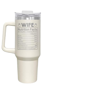Nurse Nutrition Facts 16oz 20oz Vaso de viaje aislado Novedad Tazas de café con tapa para mujeres Regalos de camping - Product Image 3