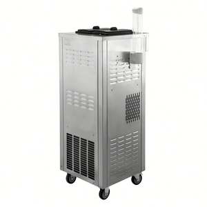 เครื่องทำไอศกรีมแบบนิ่มของ Sihao YKF-8228T ทางการค้าที่มีรสชาติ2 + 1และเครื่องอัดไอศกรีมแนวตั้ง2อัน - Product Image 6