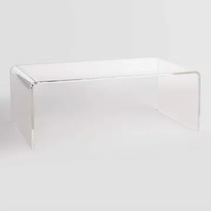 Kristallijne Woonkamer Op Maat Gemaakte Luxe Moderne Heldere Vierkante Salontafel Van Acryl - Product Image 4