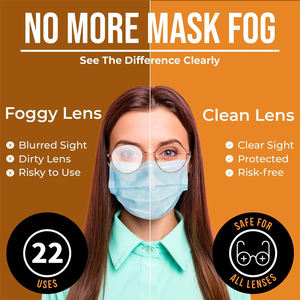 Vente en gros de lingettes nettoyantes anti-buée pour verres de lunettes optiques pré-humidifiées - Product Image 4