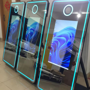 Nuovo Photobooth Magic Mirror 2025, Cabina Fotografica a Specchio da 65 Pollici per Selfie <span class=keywords><strong>con</strong></span> Flight Case - Product Image 1