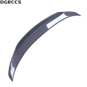 Original for IS E3 3rd Generation PSM Style Honeycomb Carbon Fiber Non Perforated Rear Spoiler Trunk 2013-2020 Carbon - Product Image 4