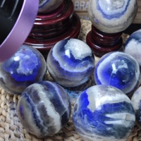Sphère de fluorite fluorescente de haute qualité en cristal naturel édition limitée, palmier doré pour décoration, cadeau