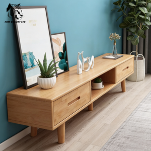 Meuble TV en bois, nouveau design, fabriqué en Chine, prix avantageux, personnalisable, grand stock disponible, prêt à être expédié, meuble de salon tendance. - Product Image 2