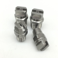 Buse de pulvérisation à jet plat en acier inoxydable 1/4" NPT, lavage haute pression à 65 degrés, buse de rinçage et de dégraissage de précision à fort impact