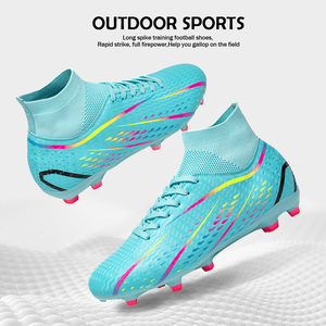Zapatos de Fútbol Profesionales Personalizables OEM/ODM para Hombre y Mujer, <span class=keywords><strong>Botas</strong></span> de Fútbol para Entrenamiento en Césped <span class=keywords><strong>Artificial</strong></span>, Venta al Por Mayor de Fábrica - Product Image 2