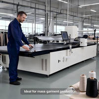 Machine de découpe automatique multicouche pour tissus tricotés, machine textile CNC pour la pêche, largeur de travail 2200 mm, 50-60