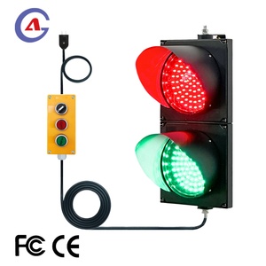 Kit de feux de signalisation routière PC étanche IP65 200 mm (8 pouces) AC85-265V avec boutons multiples, certifié FCC, expédition directe depuis les États-Unis en 24h, prix usine Semaforo - Product Image 1